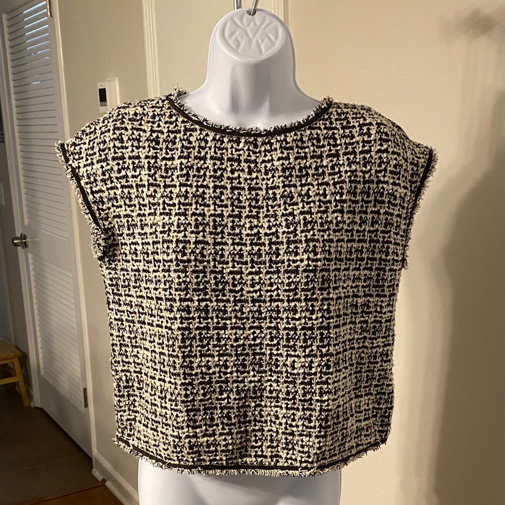 Max Studio Tweed Blouse